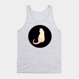 Cat - Soft Summer Silhouette Tank Top